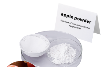 The application of apple powder