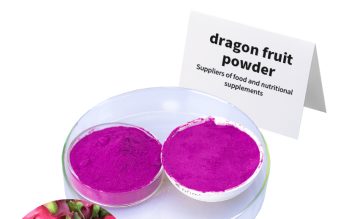 The application of dragon fruit powder